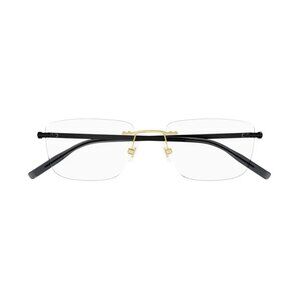 NEW MONTBLANC MB0281O 006 EYEGLASSES GOLD BLACK MEN EYEWEAR MONTBLANC